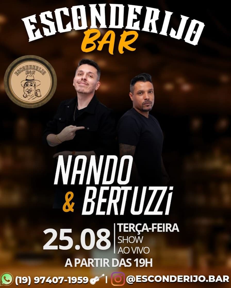 Flyer de Nando & Bertuzzi