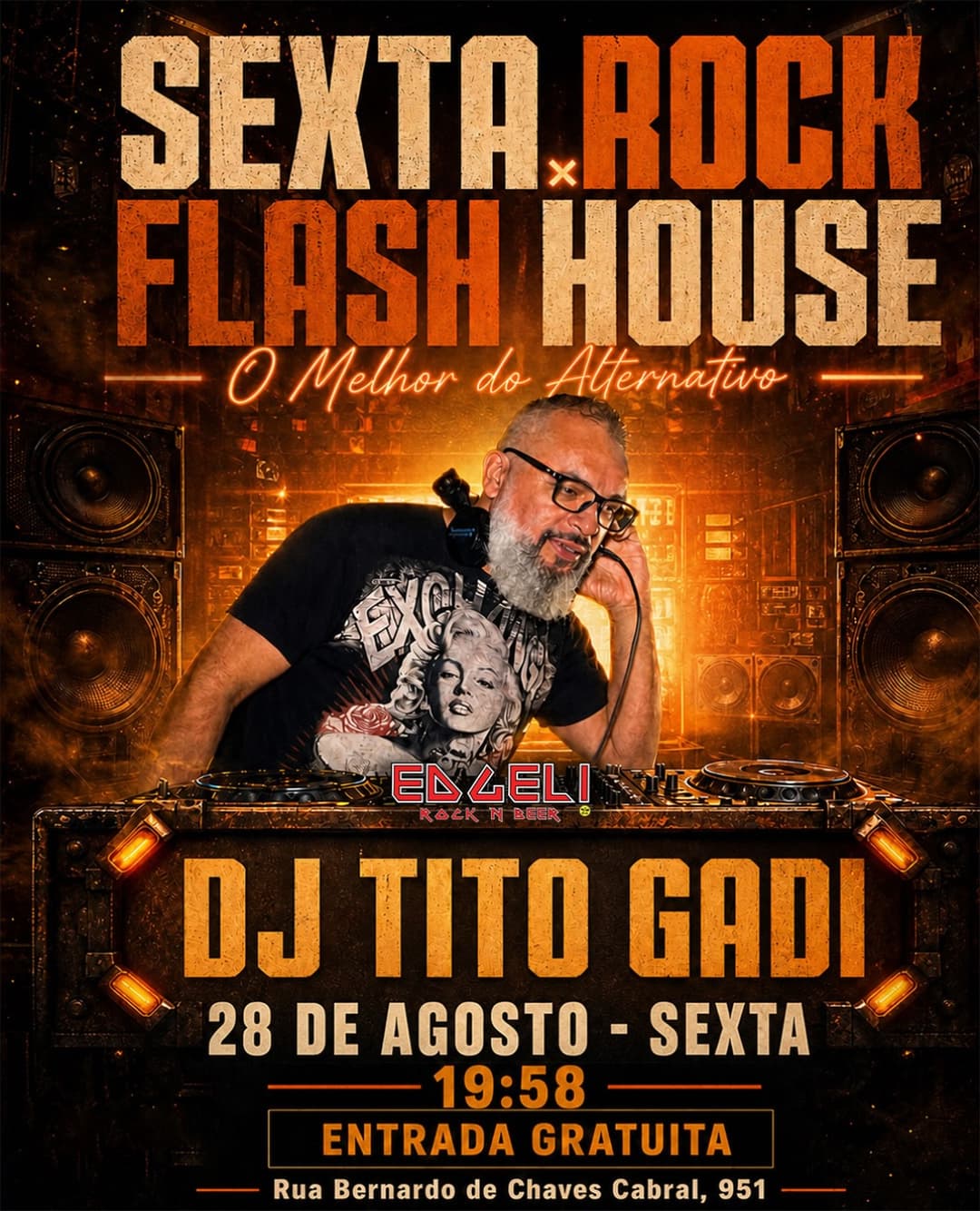 Flyer de DJ Tito Gadi