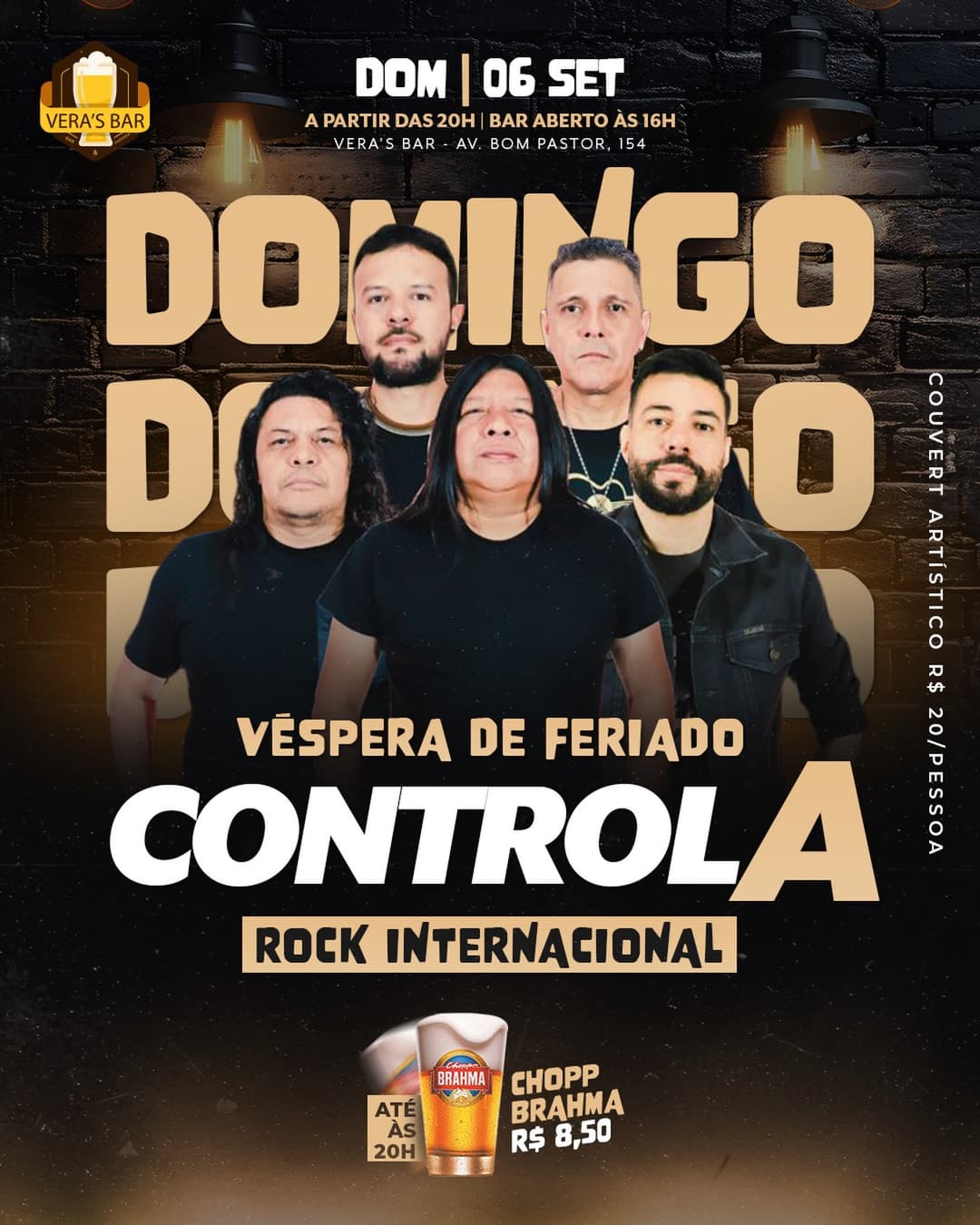 Flyer de Banda Control A