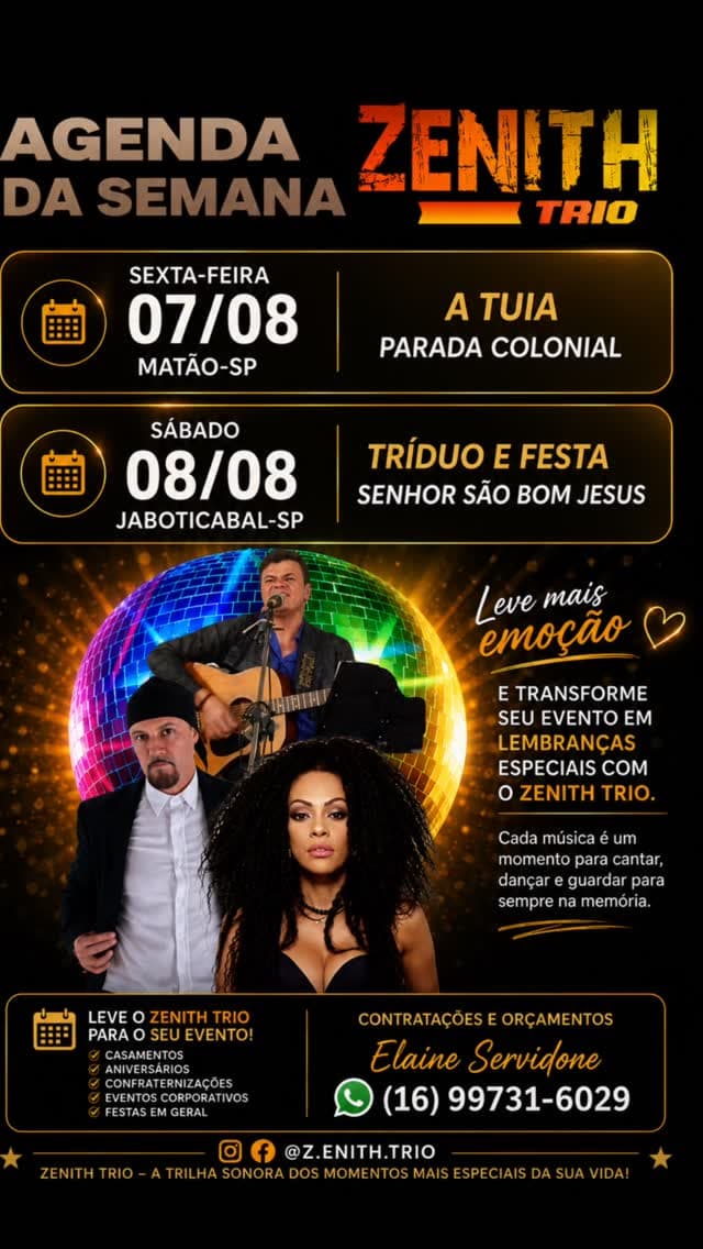 Flyer de Zenith Trio