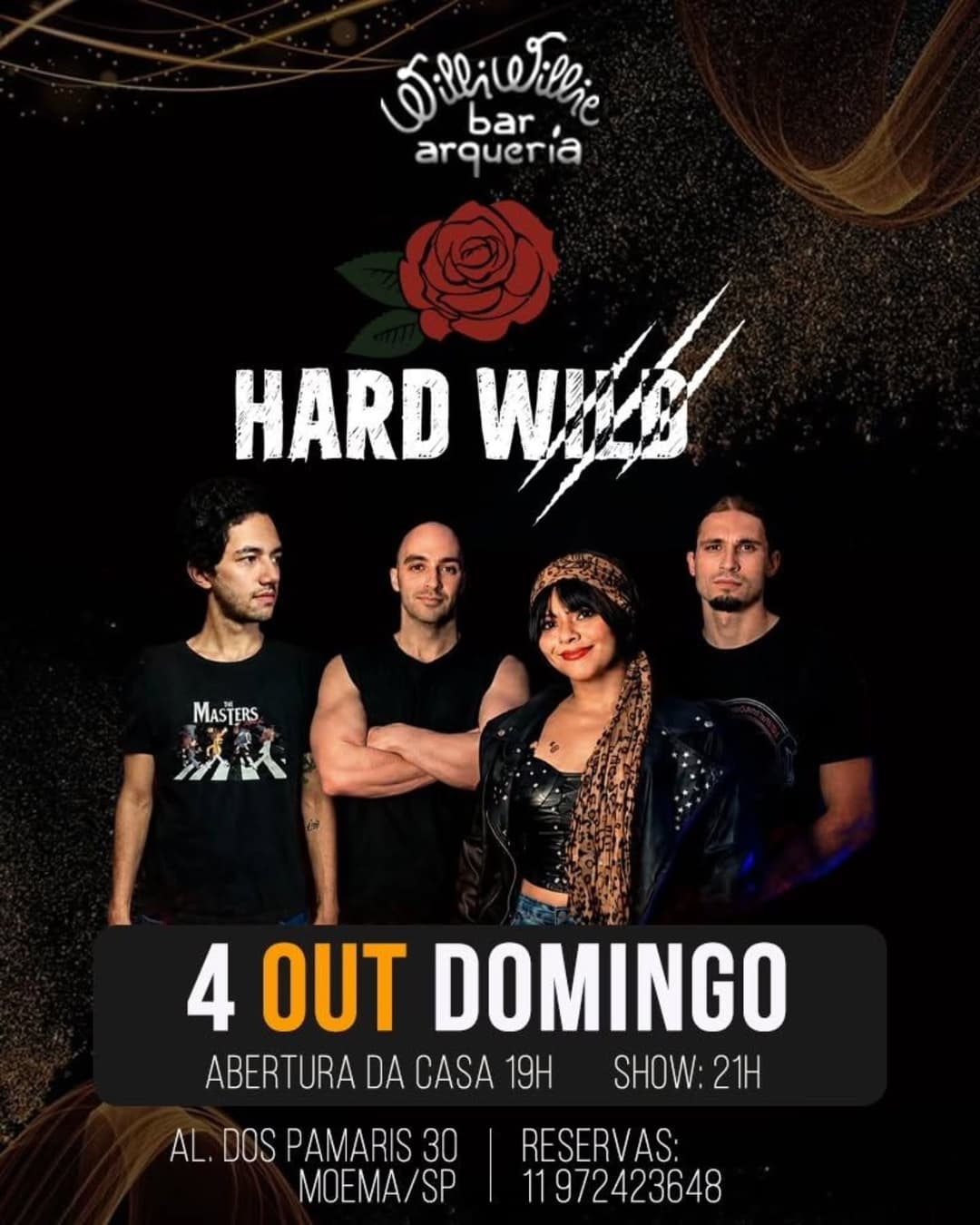 Flyer de Hard Wild