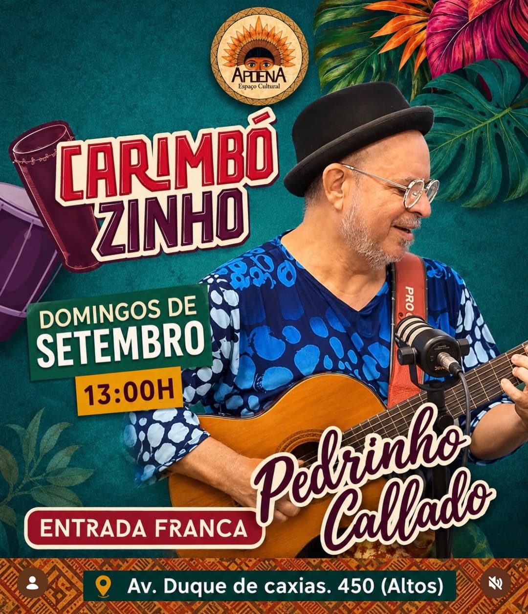 Flyer de Pedrinho Callado