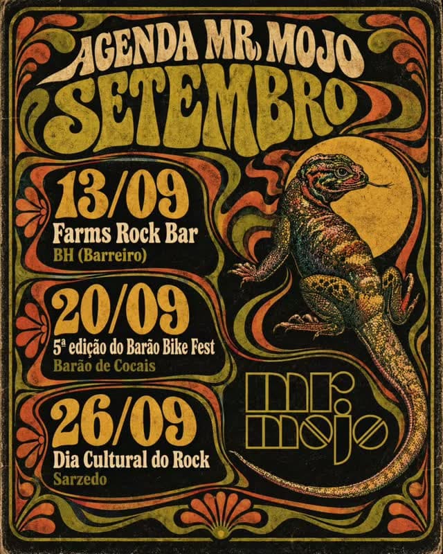 Flyer de Mr. Mojo