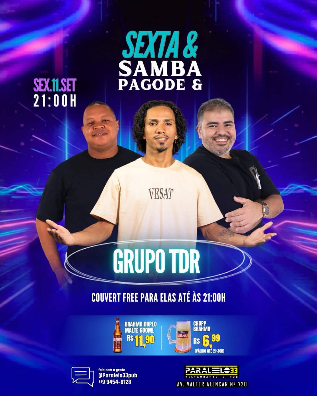 Flyer de Grupo TDR