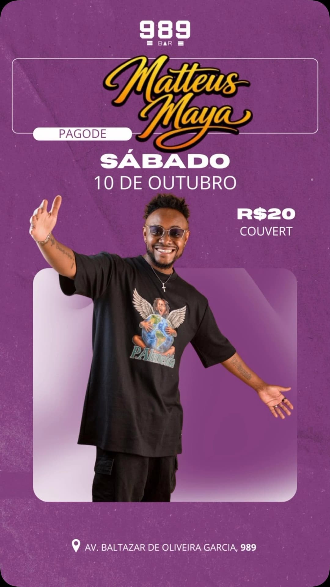 Flyer de Matteus Maya