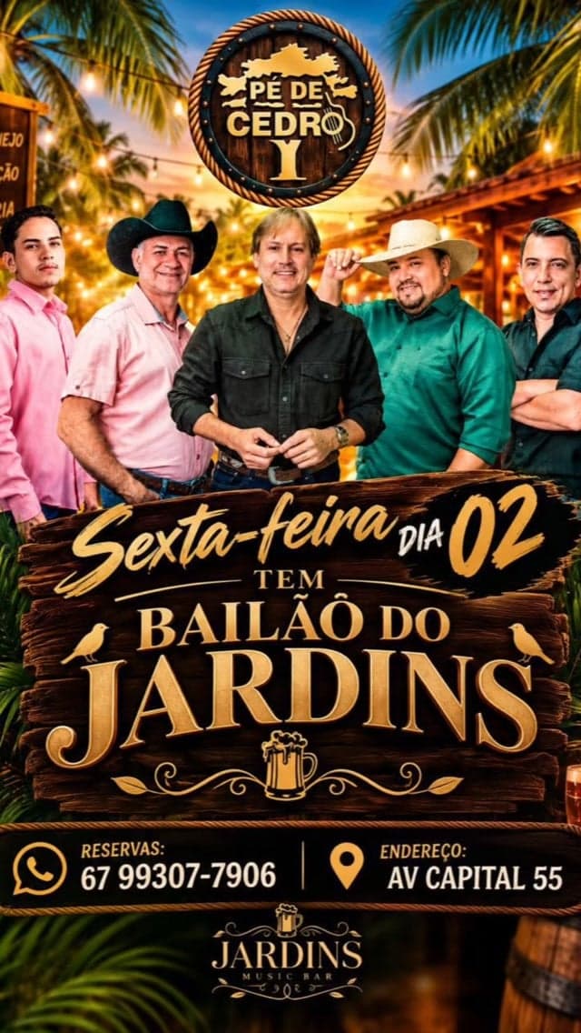Flyer de Grupo Pé de Cedro