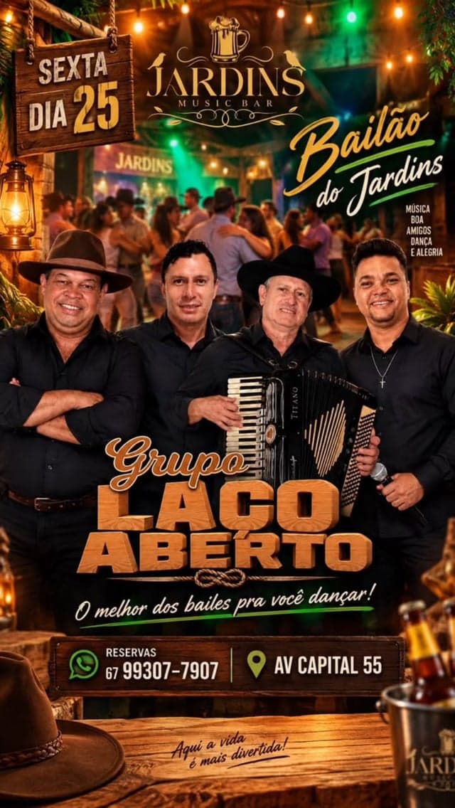 Flyer de Grupo Laço Aberto