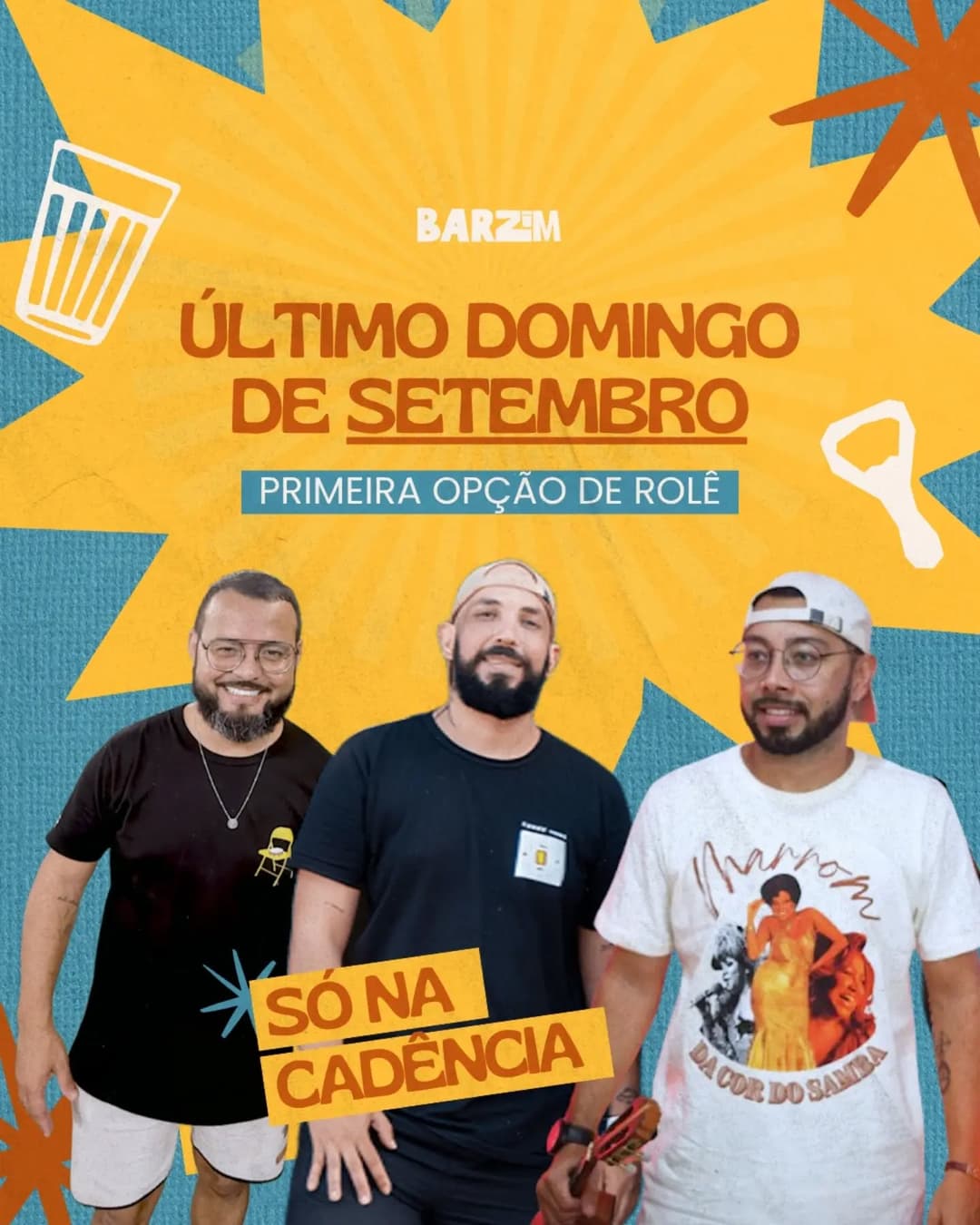 Flyer de Só na Cadência