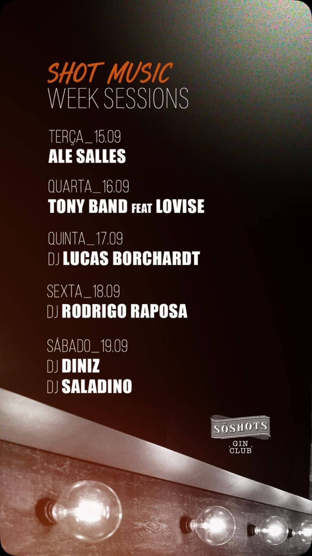 Flyer de Alexandre Salles Penteado, Dj Diniz e saladino.music_