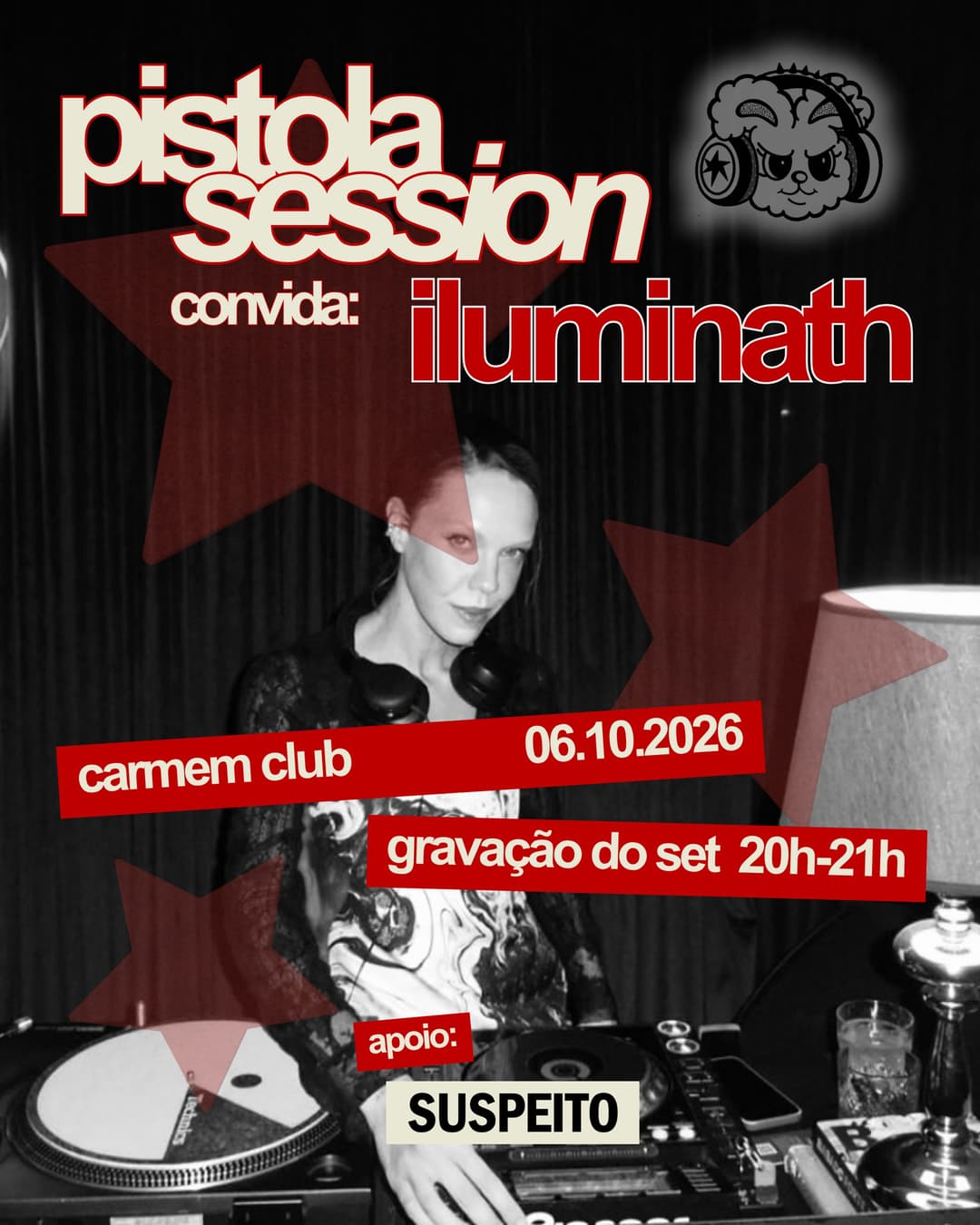 Flyer de Pistola e ilumi.nath