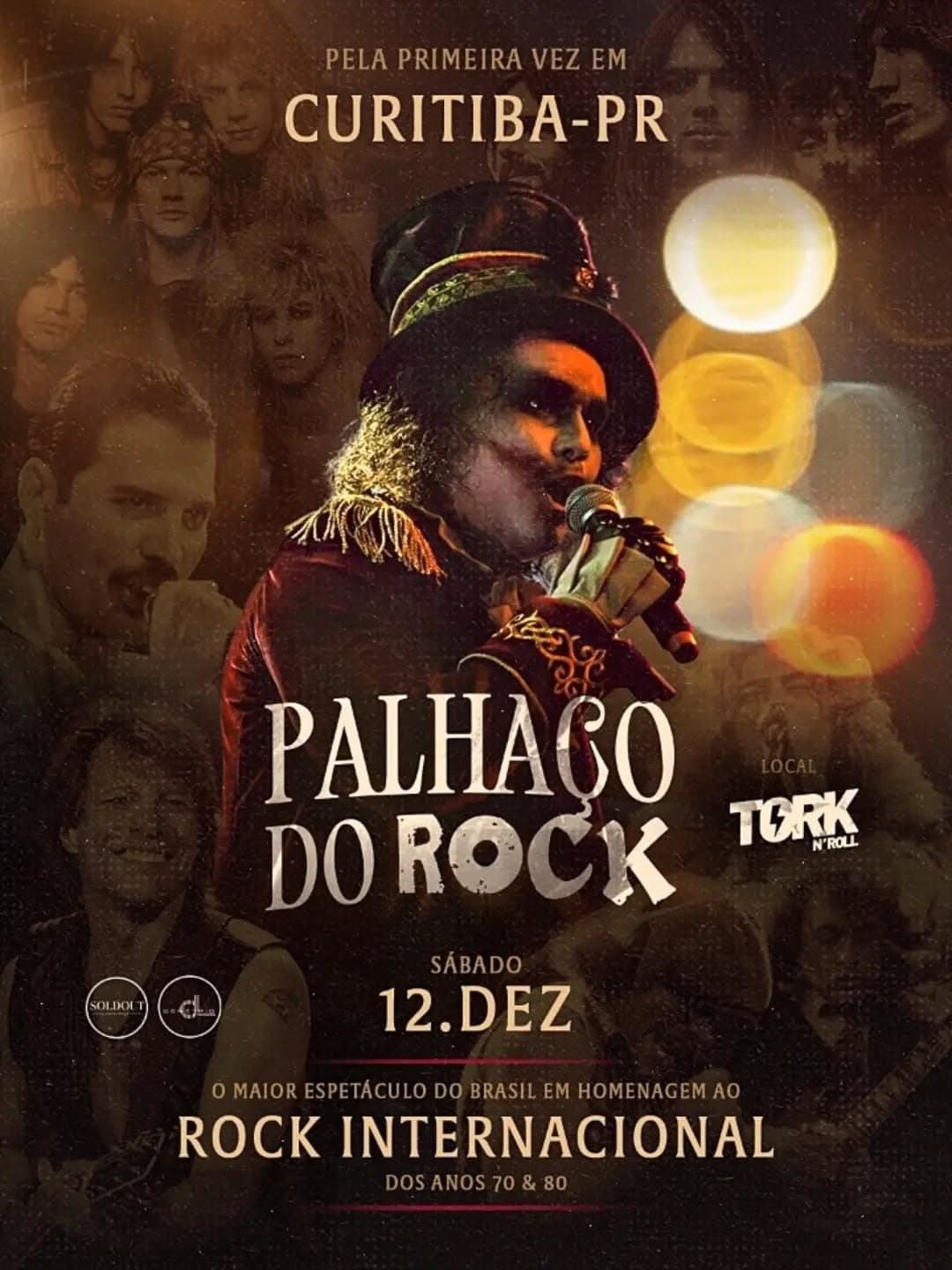 Flyer de Palhaço do Rock