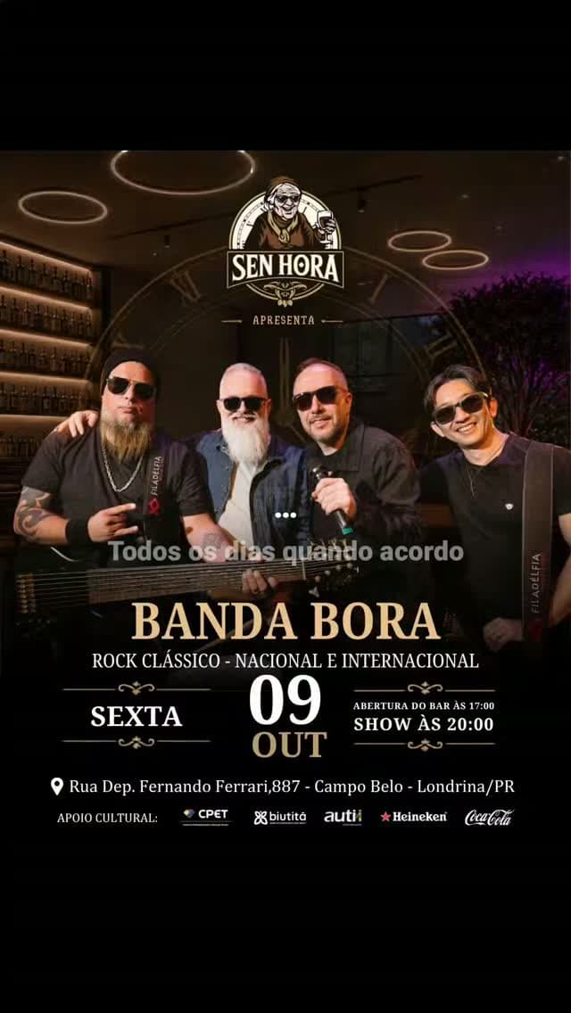 Flyer de Banda Bora