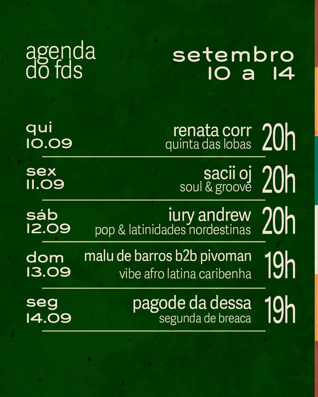 Flyer de Renata Corr
