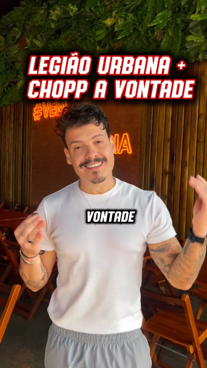 Flyer de Tributo a Legião Urbana