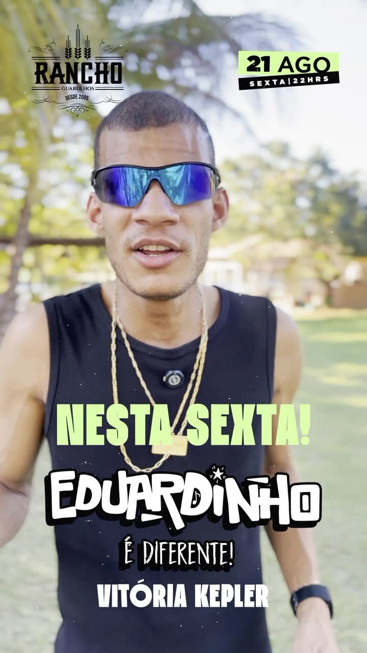 Flyer de Vitória Kepler e Eduardinho dos Teclados