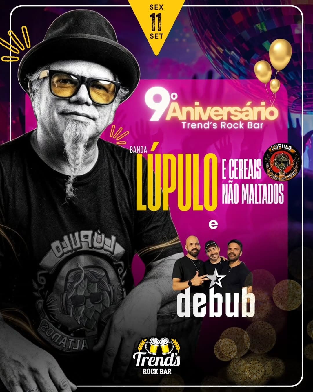 Flyer de Lúpulo e Cereais Não Maltados e Debub