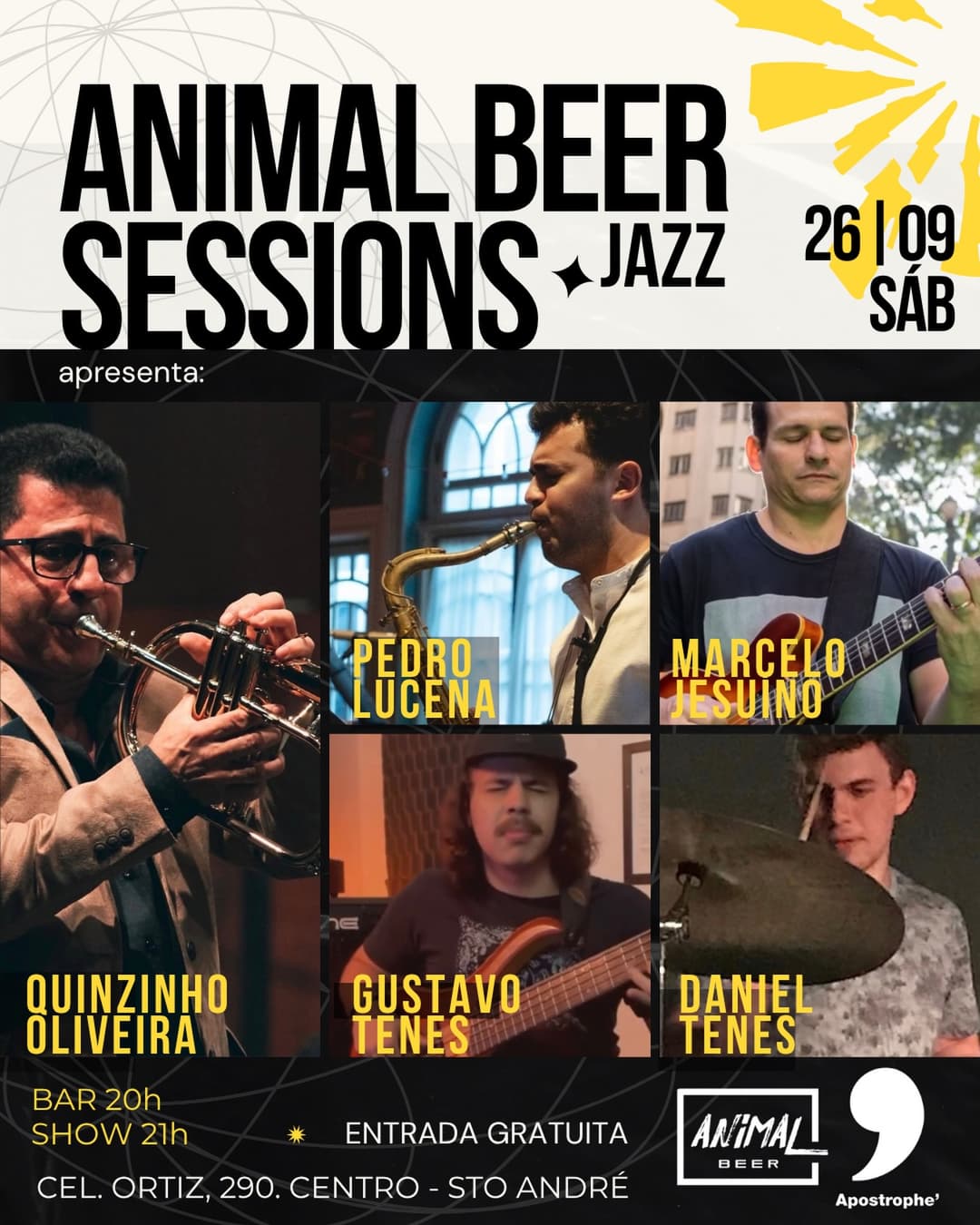 Flyer de Quinzinho Oliveira
