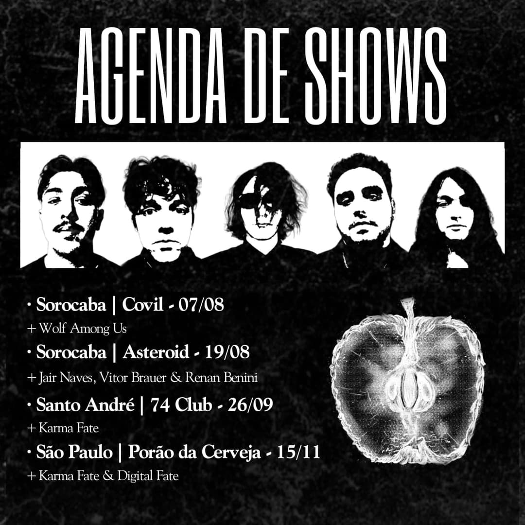 Flyer de Cvrrícvlos em Branco, Karma Fate e cvrrícvlos