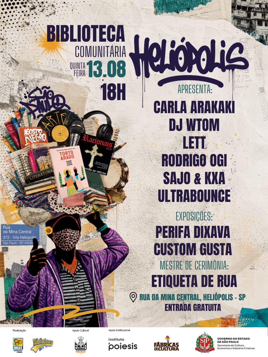 Flyer de Uchina like Miyagi, Ultrabounce e mais 7 artistas