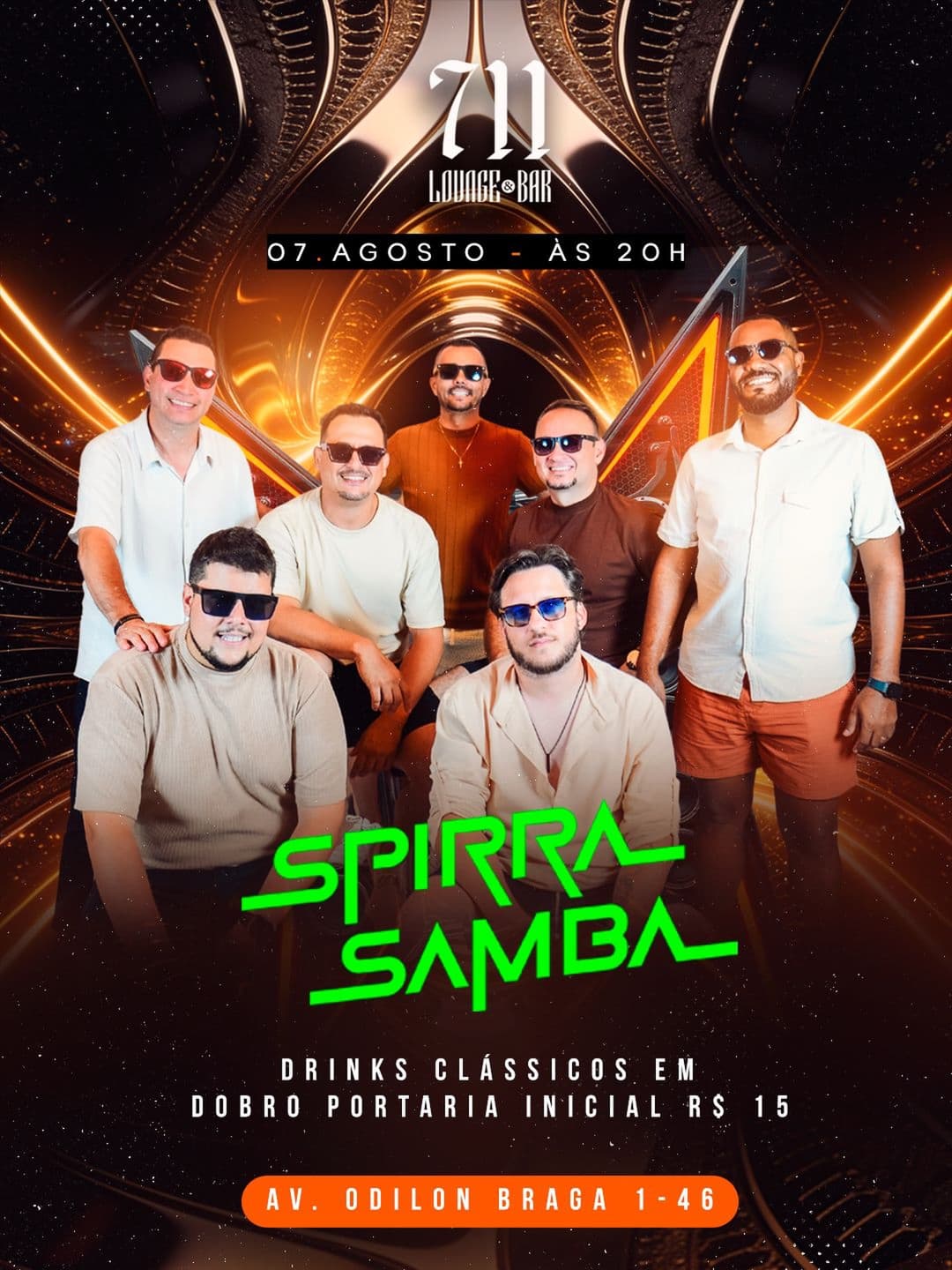Flyer de Spirra Samba