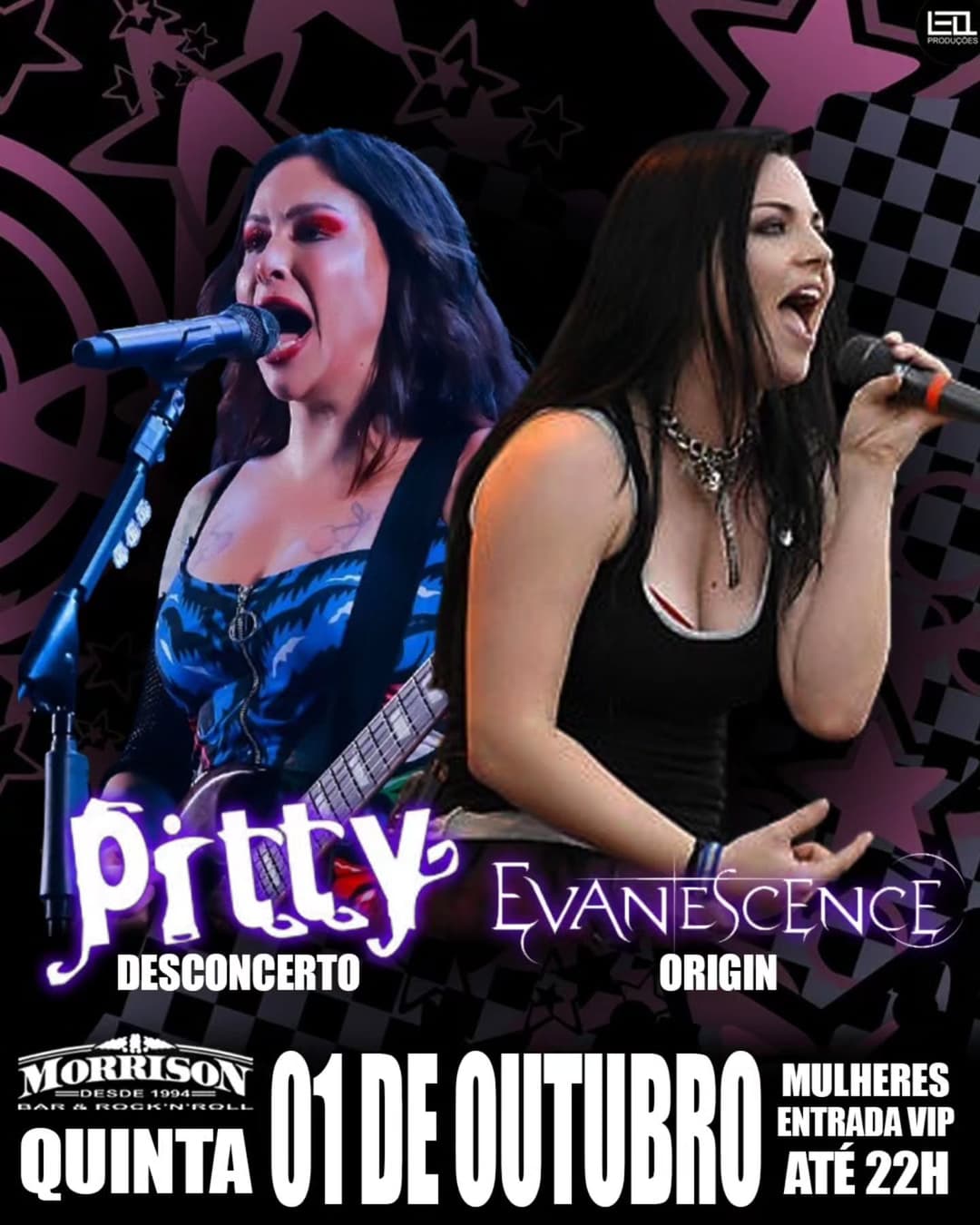 Flyer de Origin e Desconcerto