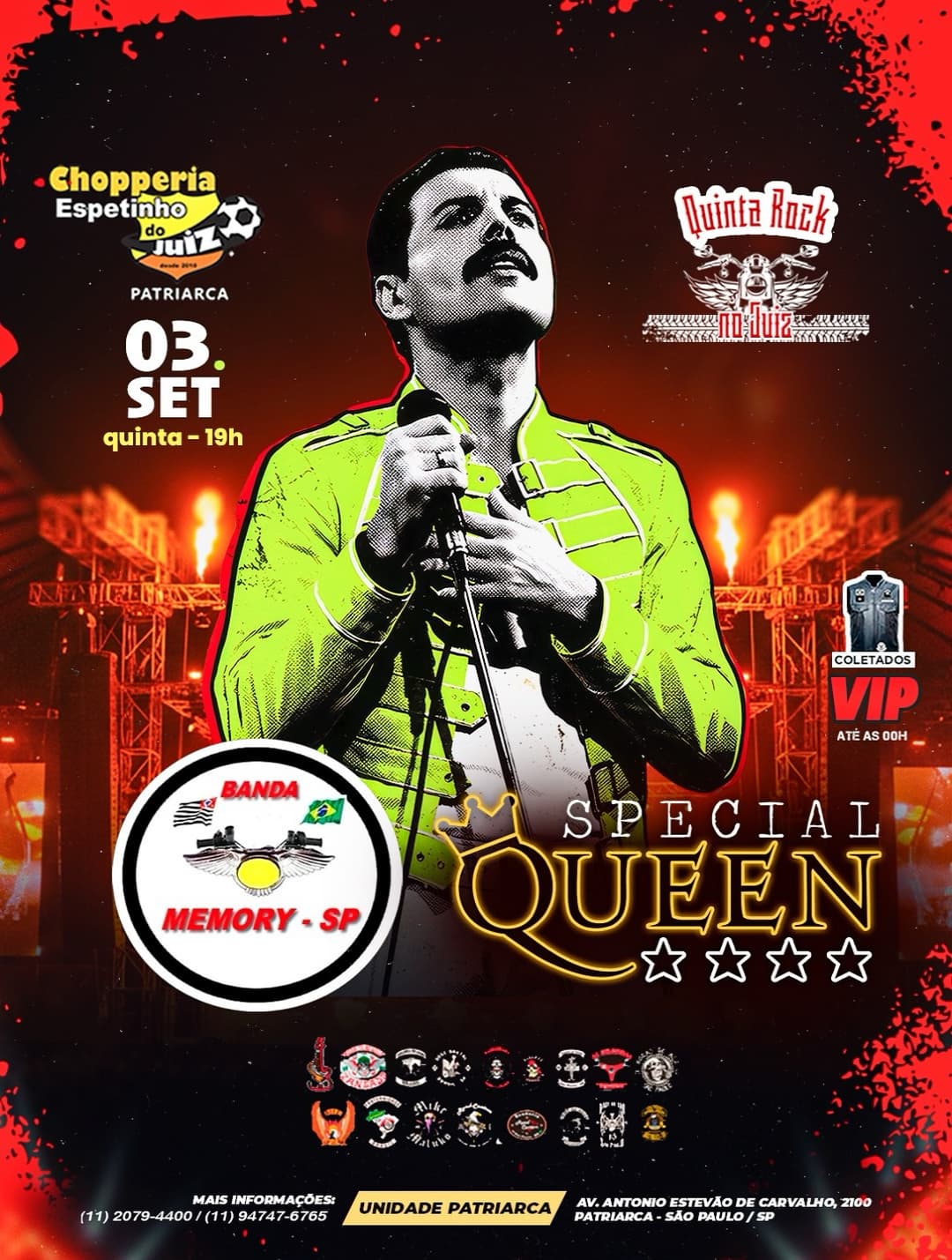 Flyer de Banda Memory SP
