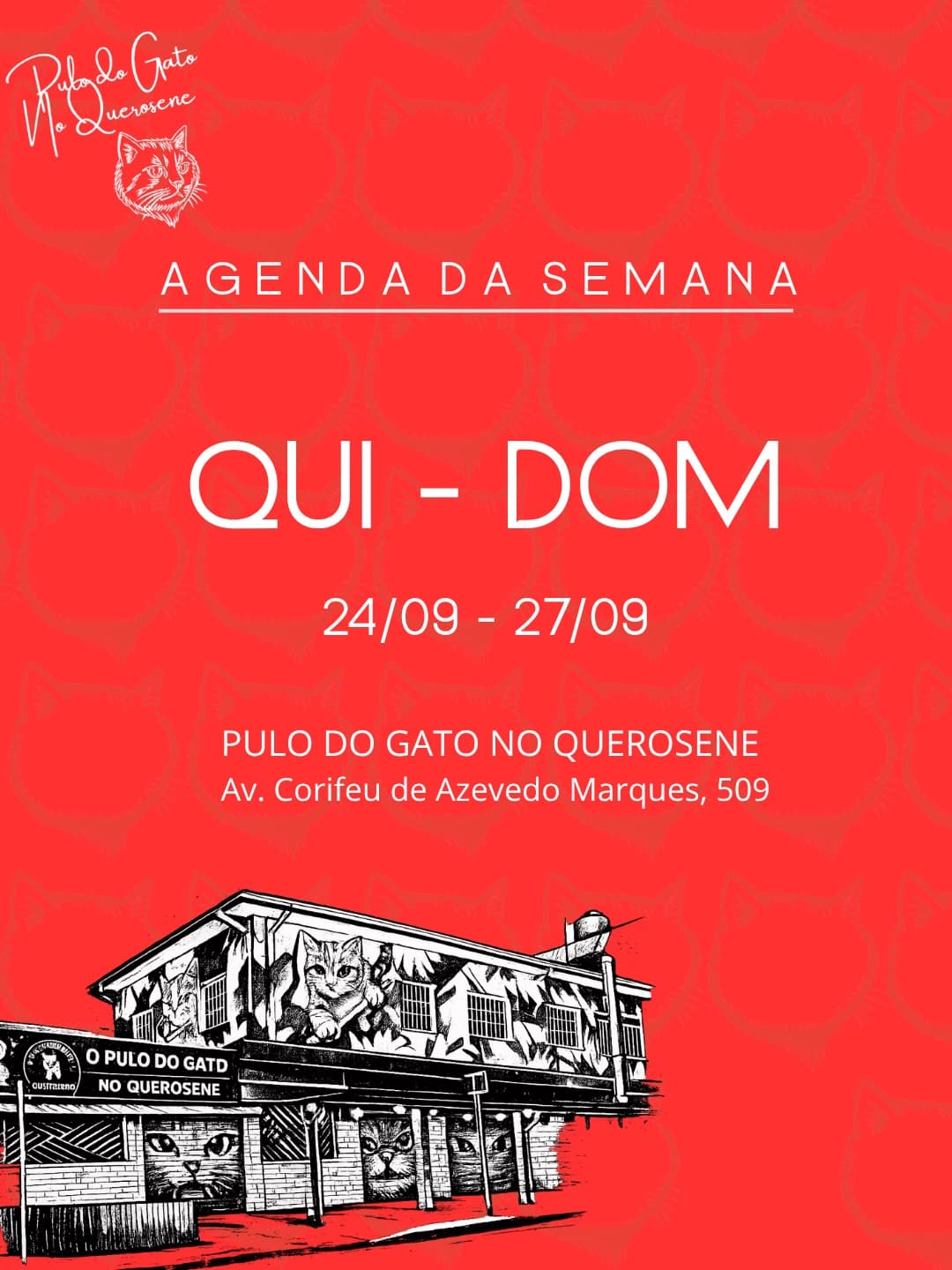 Flyer de Resenha do Dani