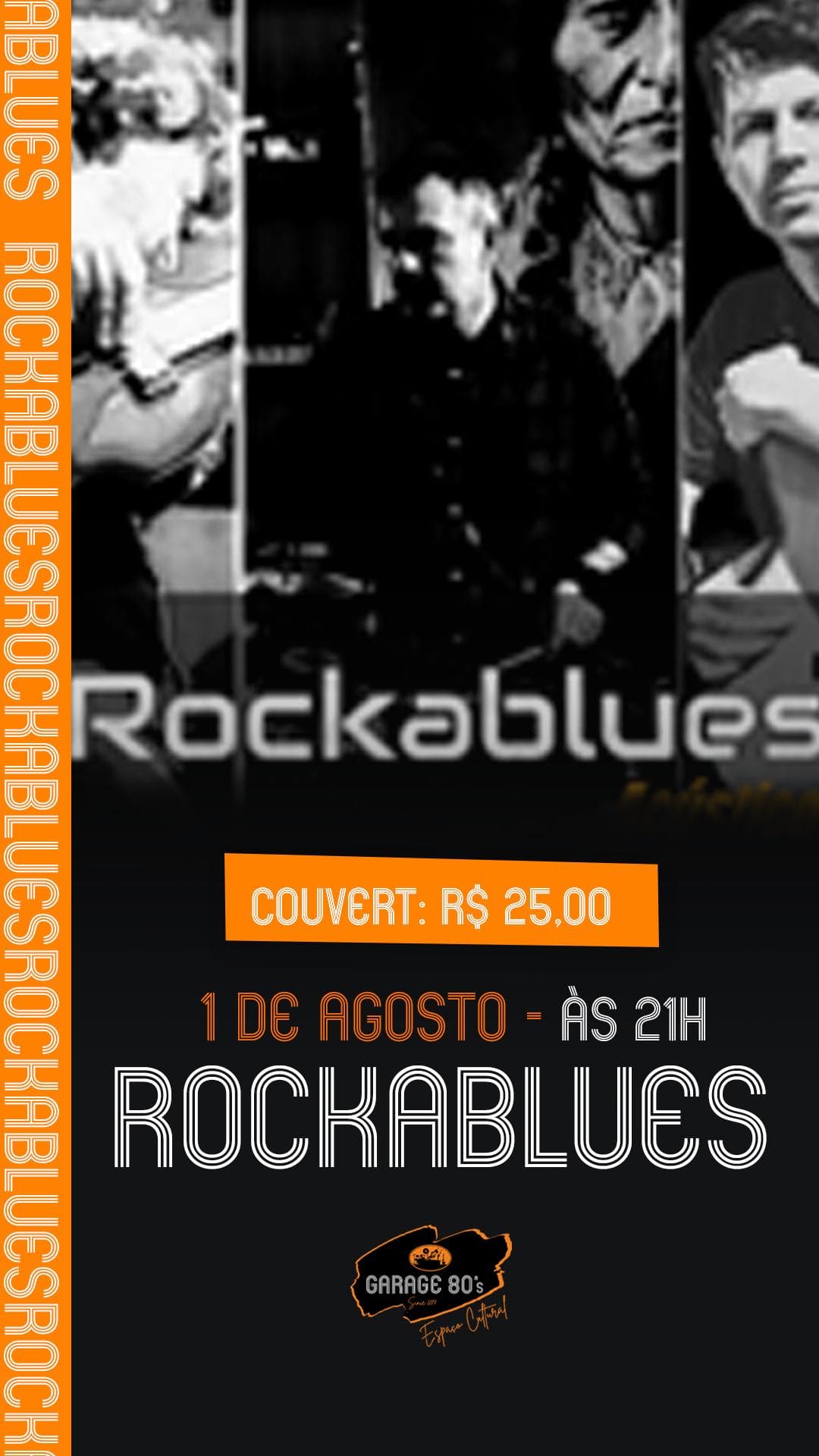 Flyer de Rockablues