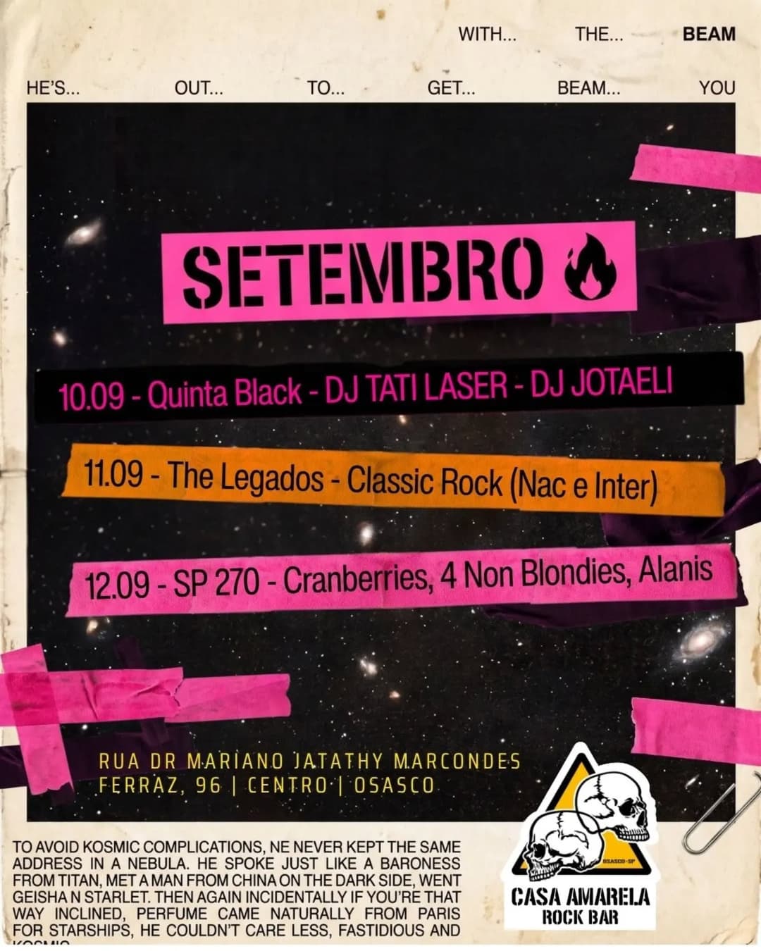 Flyer de The Legados