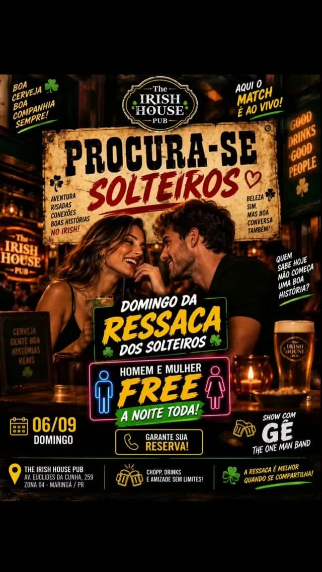 Flyer de Gê The One Man Band