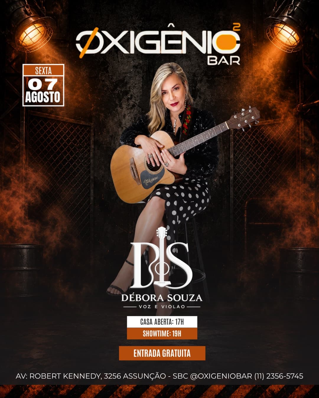 Flyer de DÉBORA SOUZA