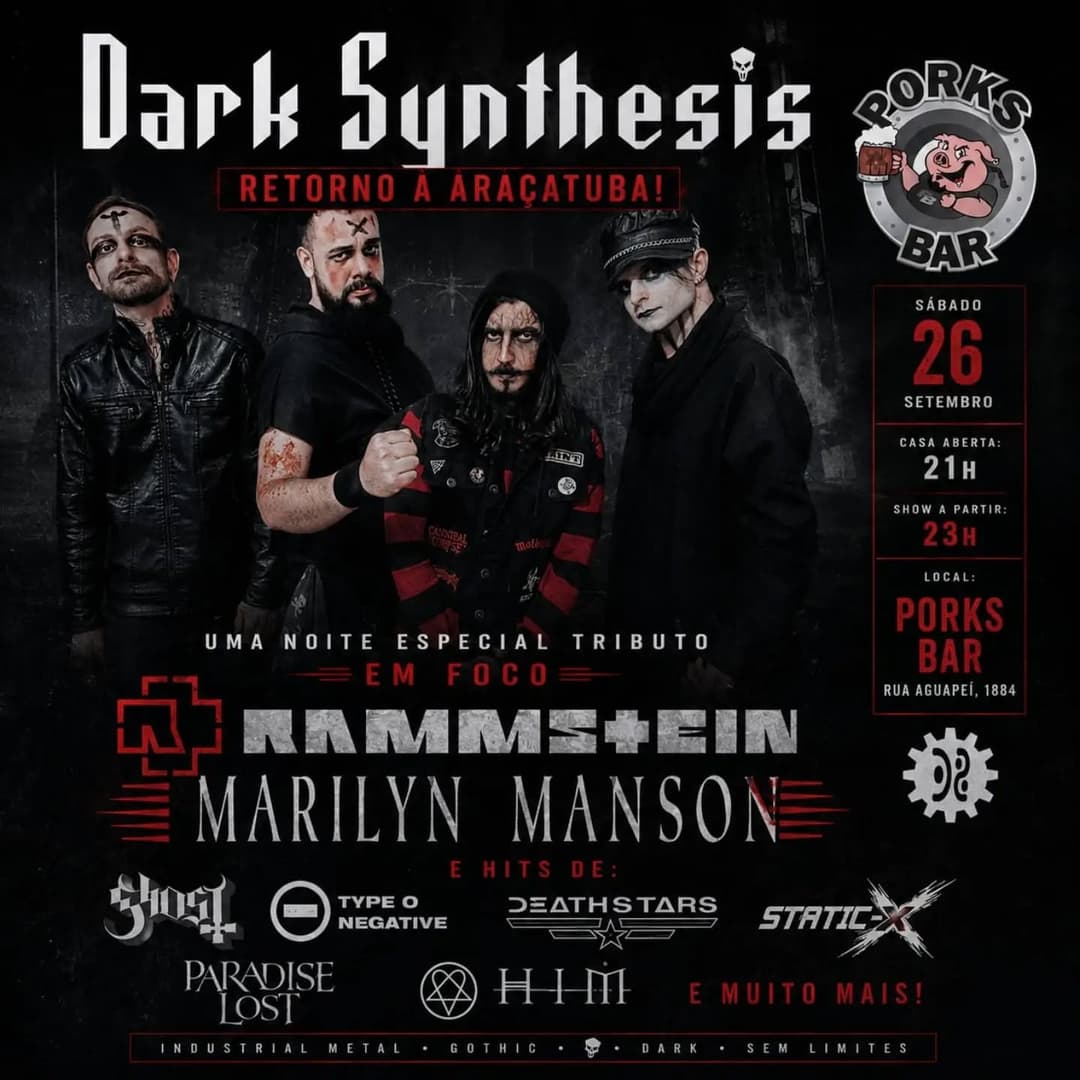 Flyer de Dark Synthesis