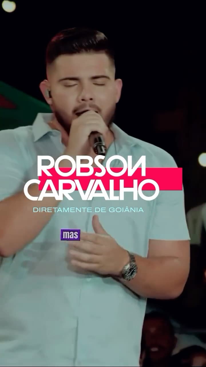 Flyer de Robson Carvalho