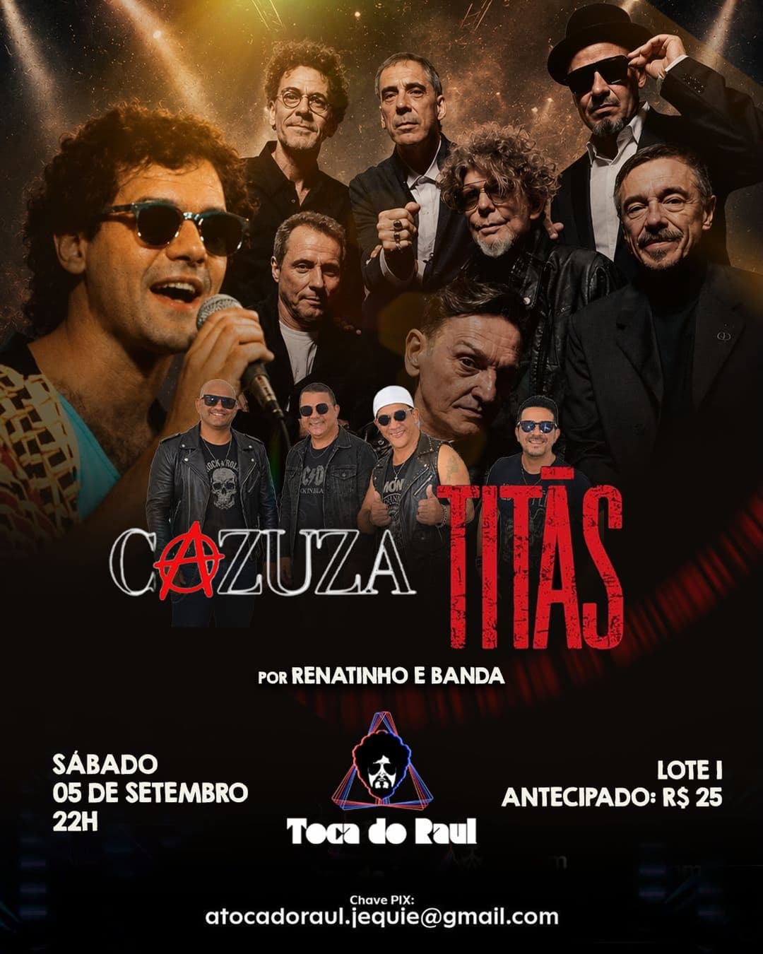 Flyer de Renatinho e Banda