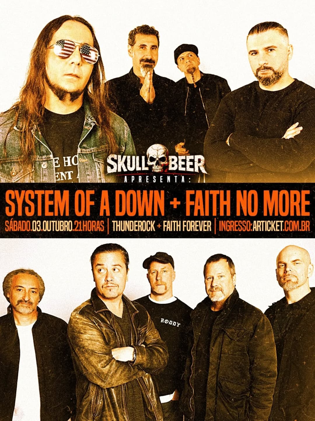 Flyer de Thunderock e Faith Forever