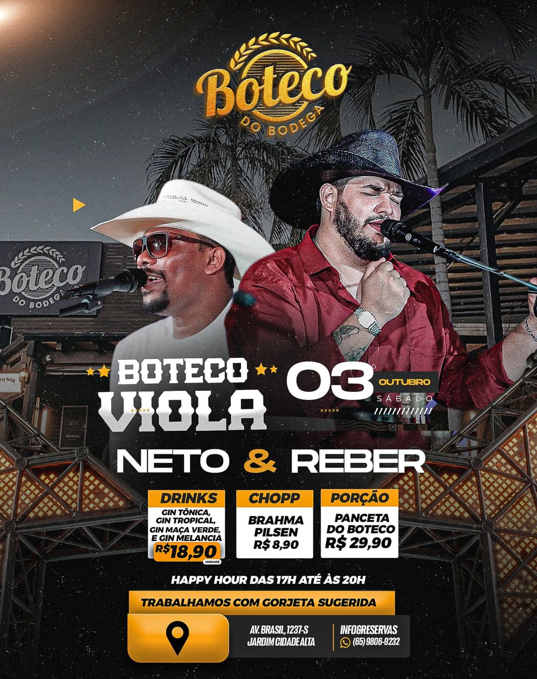 Flyer de Neto & Reber