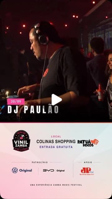 Flyer de DJ Paulão