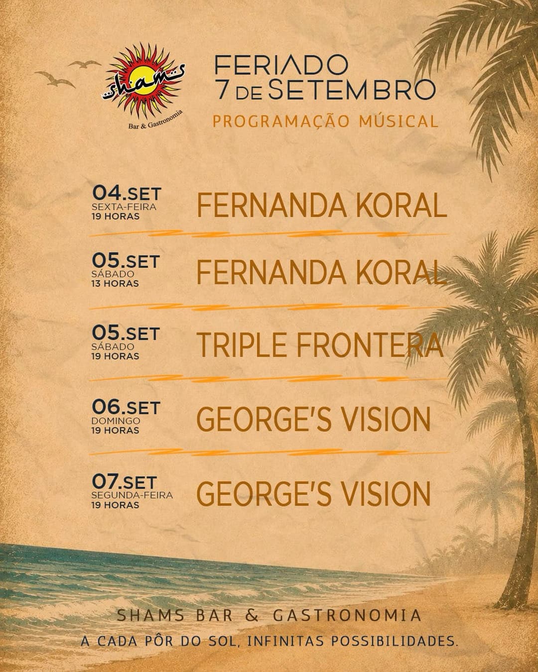Flyer de George's Vision