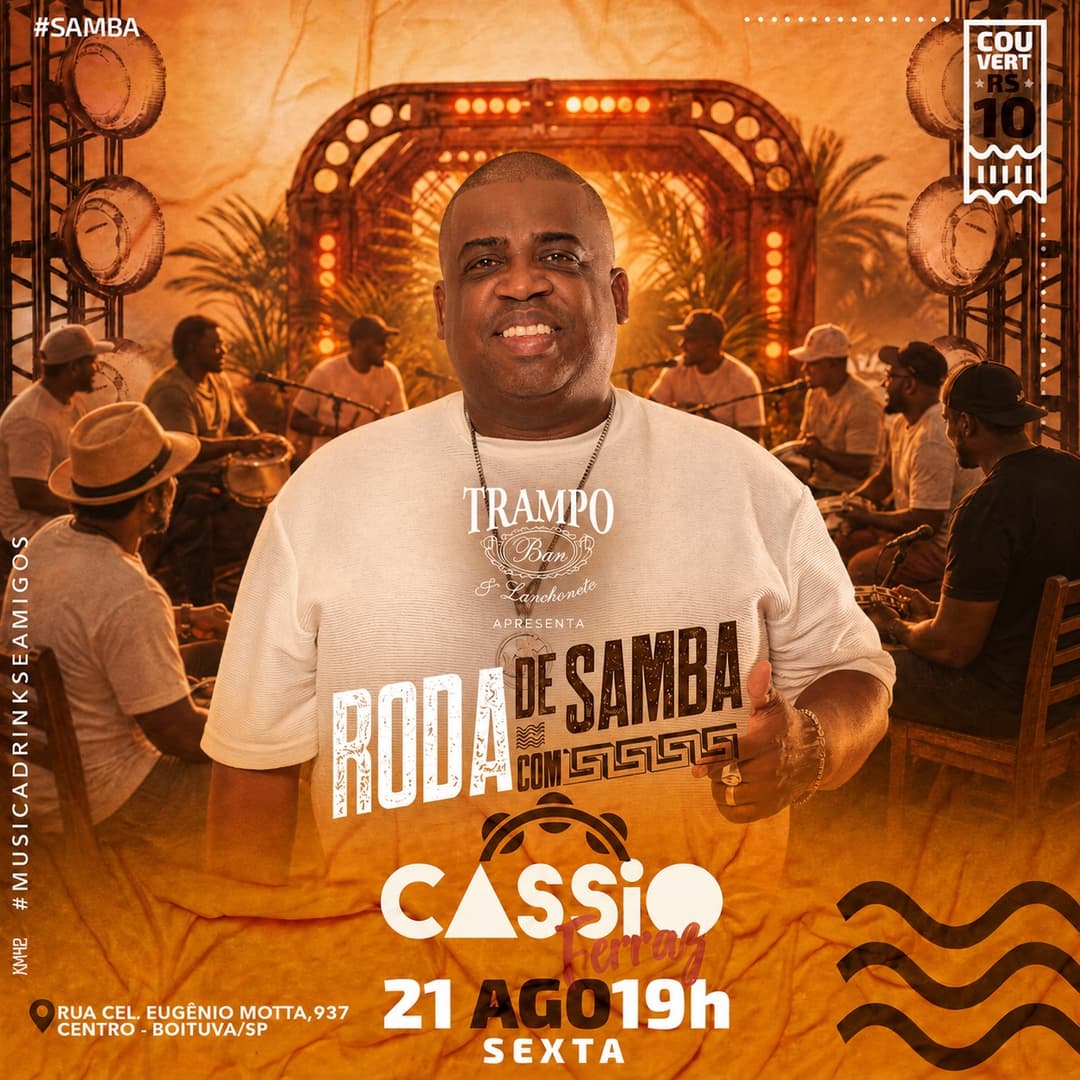 Flyer de Cássio Ferreira