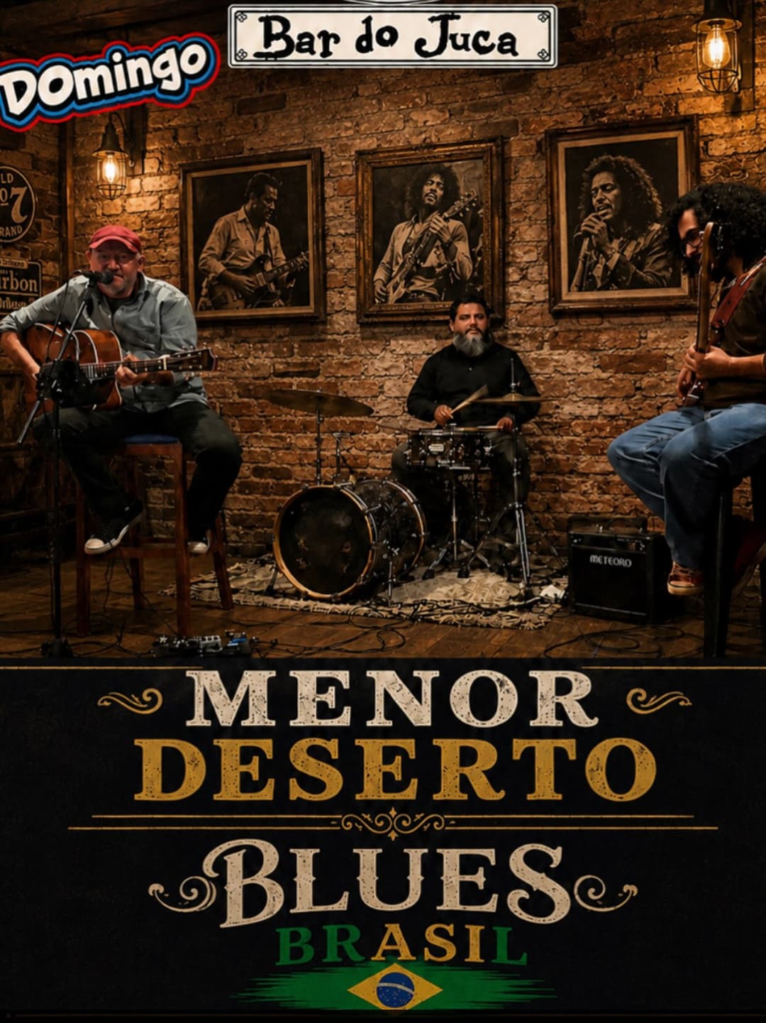 Flyer de Menor Deserto Blues Brasil