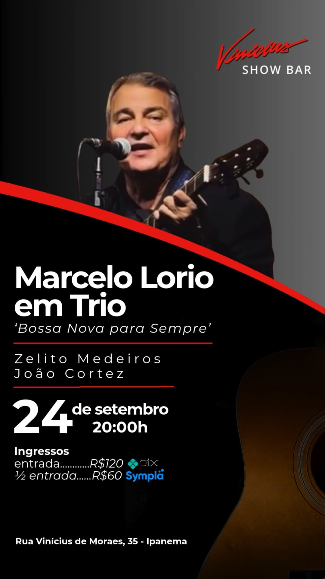 Flyer de Marcelo Lorio e Marcelo Lorio em Trio
