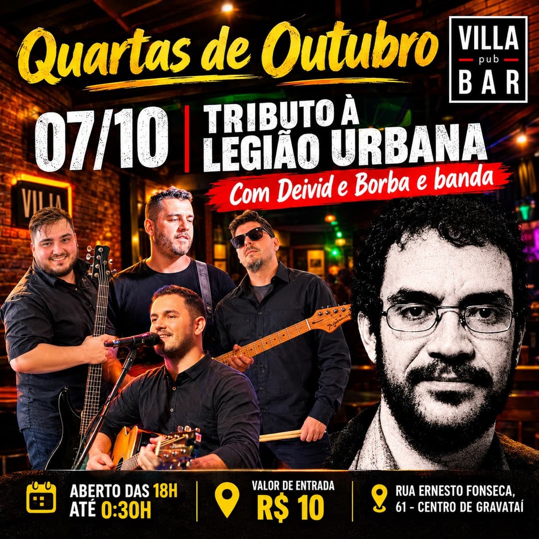 Flyer de Deivid Borba