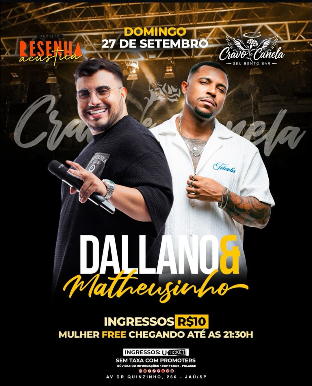 Flyer de Dallano & Matheusinho