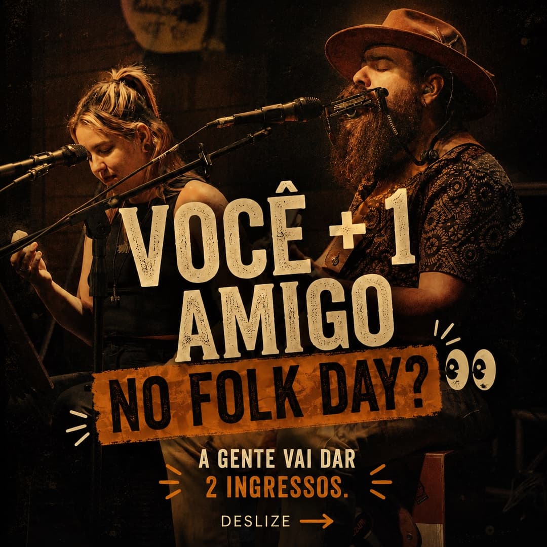 Flyer de Folk You e Folkyouduo e Bob e Brudy?
