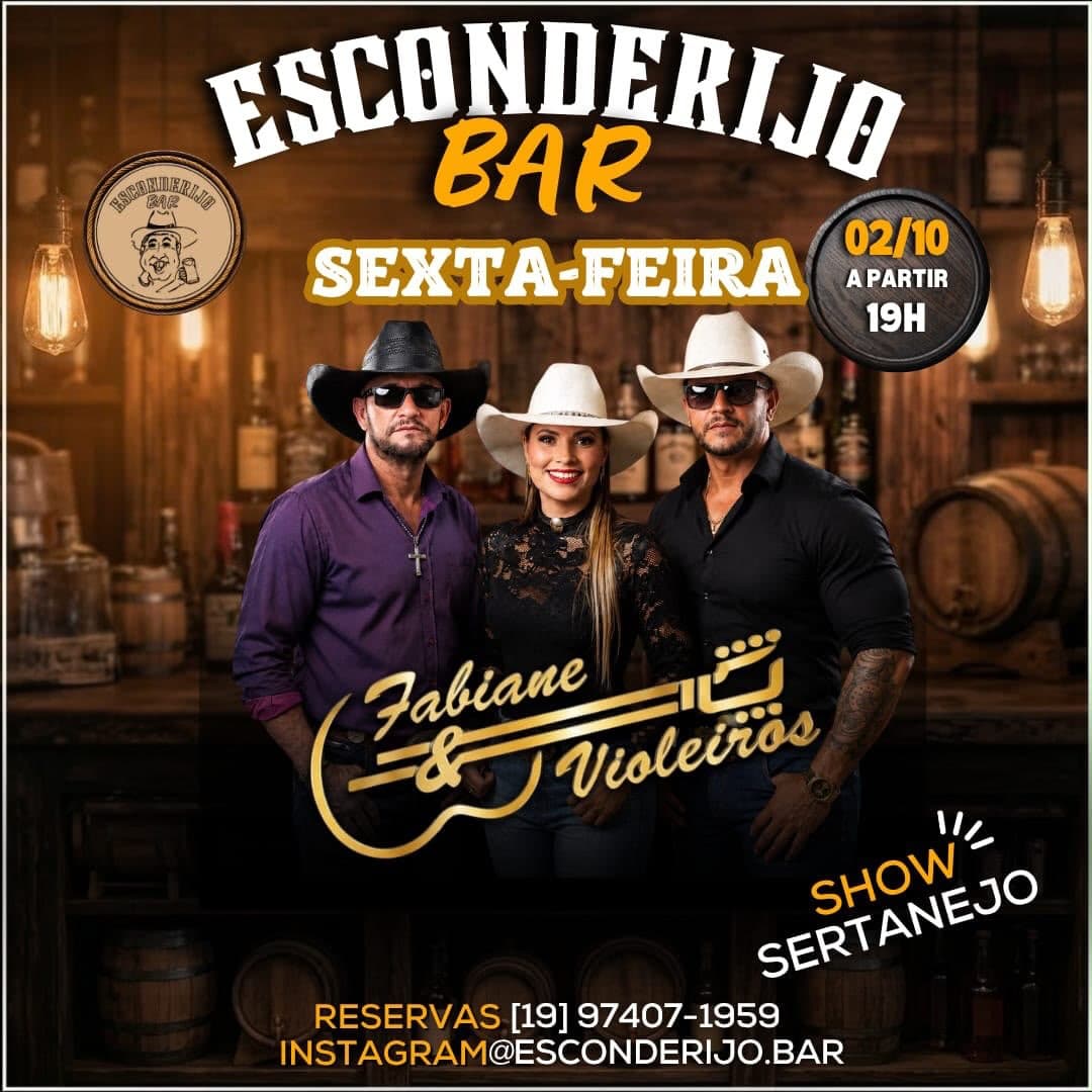 Flyer de Fabiane & Violeiros