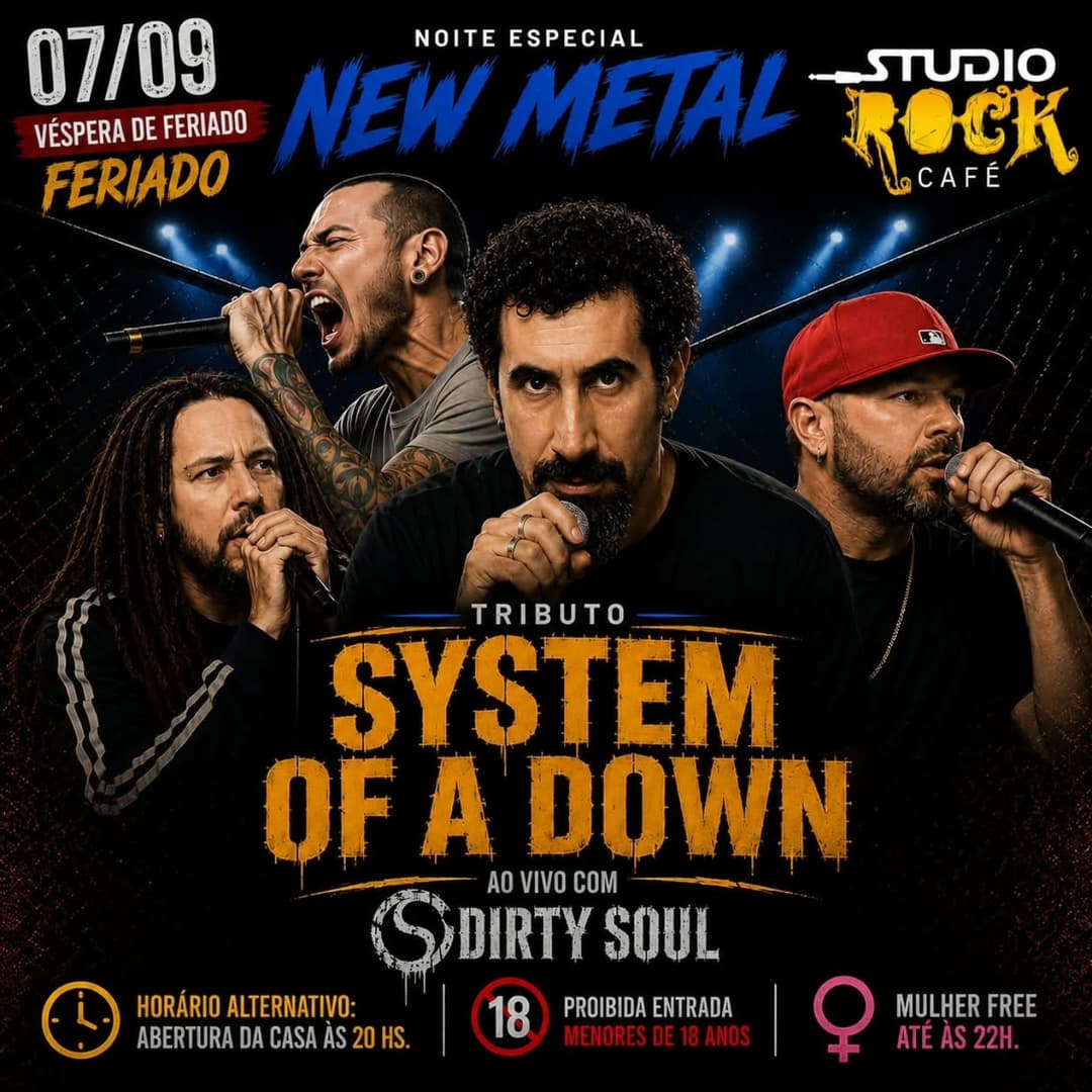 Flyer de DIRTY SOUL