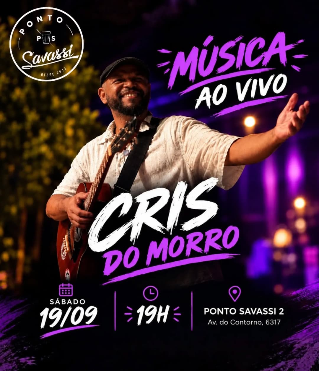 Flyer de Cris do Morro