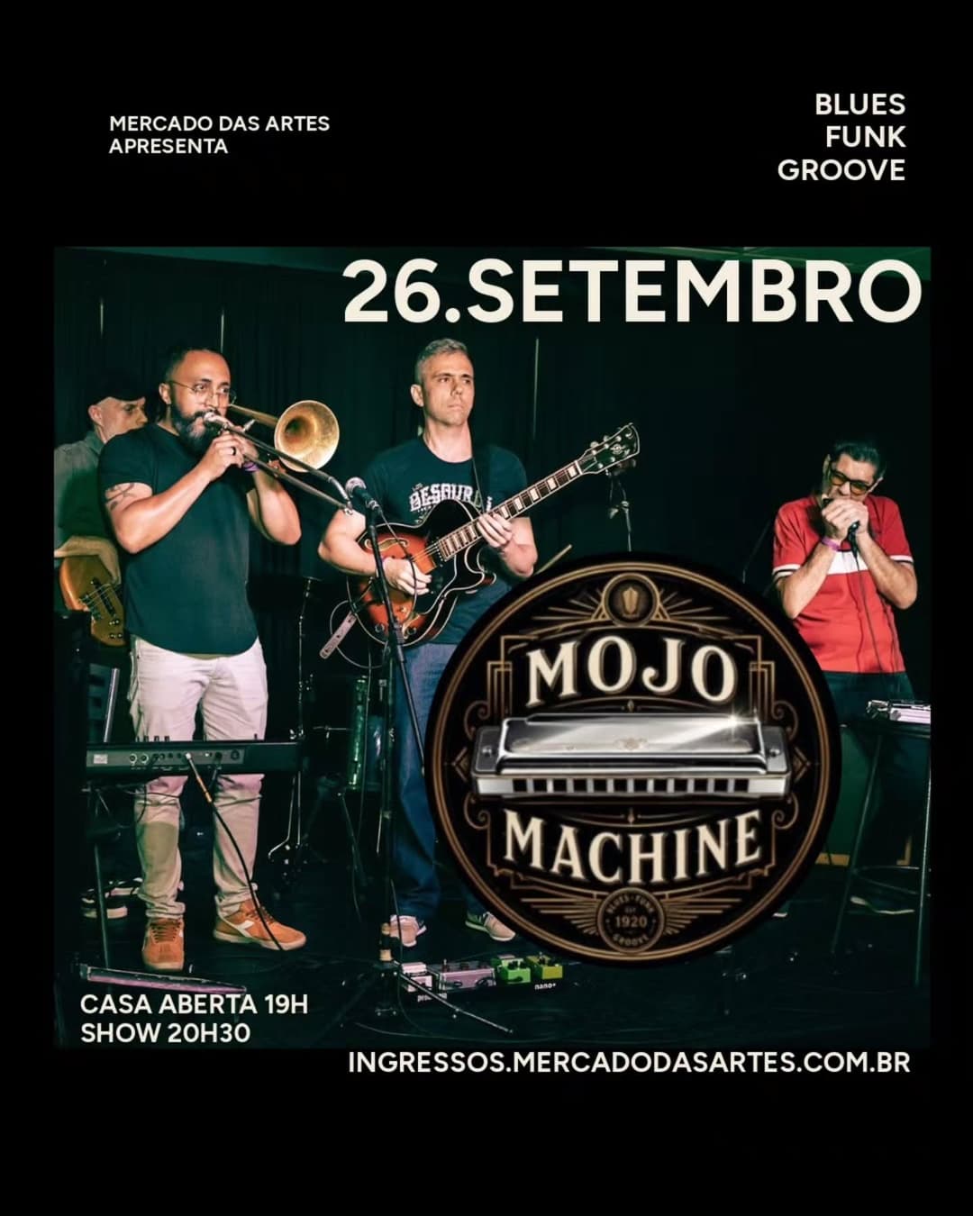 Flyer de Mojo Machine