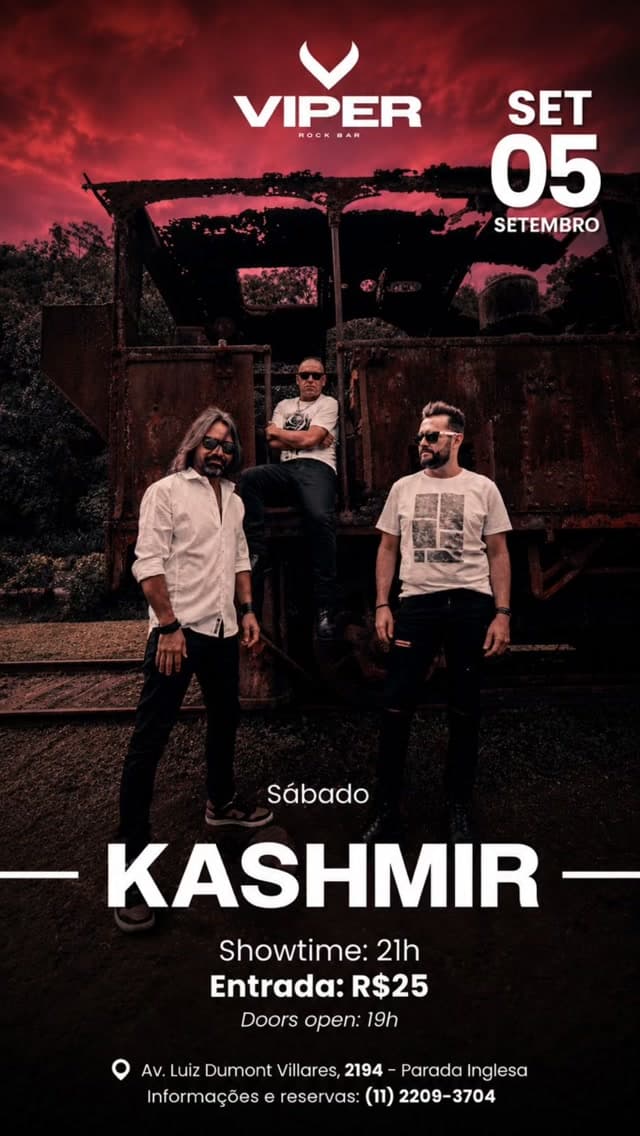 Flyer de Banda Kashmir