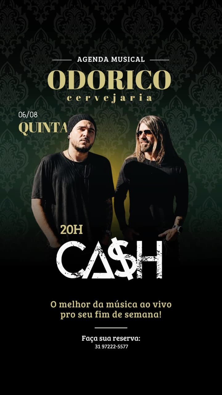 Flyer de Banda CA$H